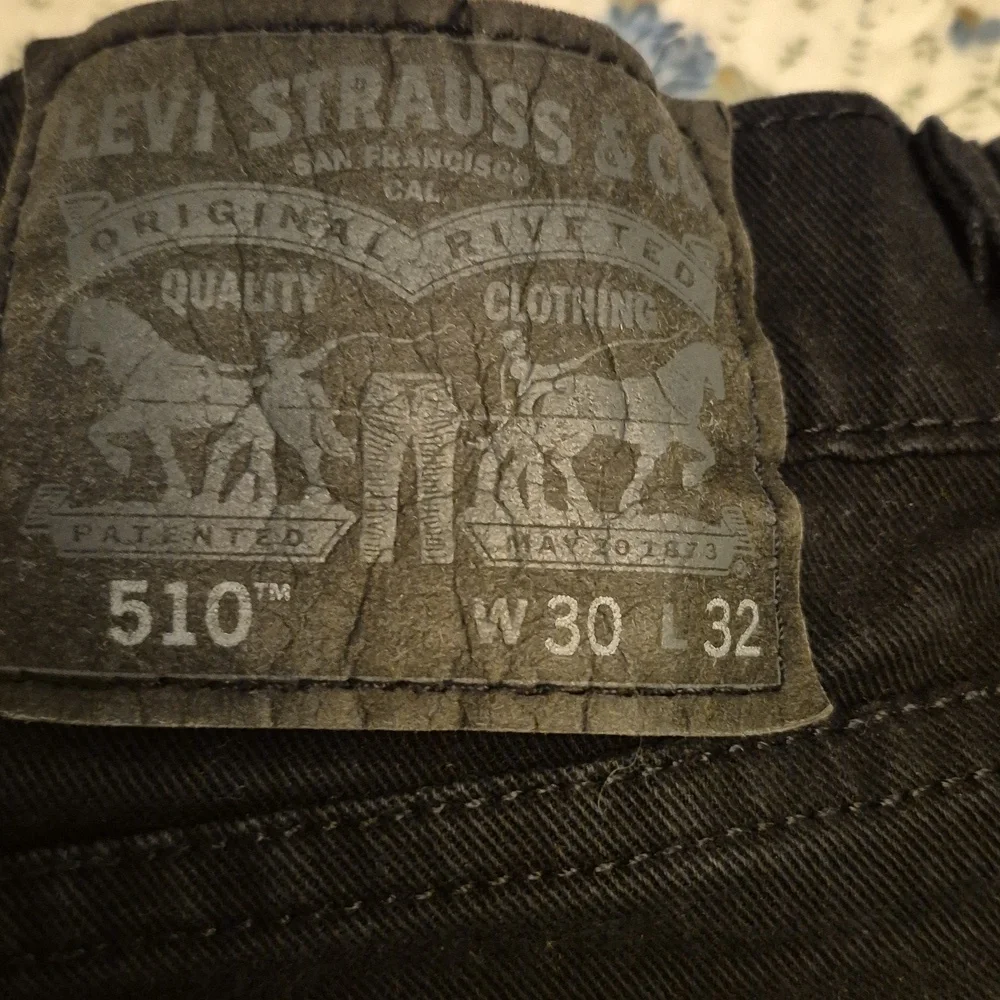 Levi's 510 Men's Jet Black Jeans ,sz.30
